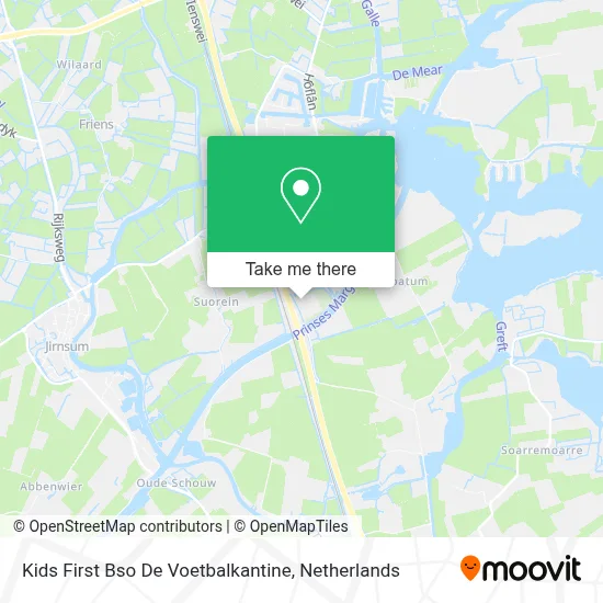 Kids First Bso De Voetbalkantine map