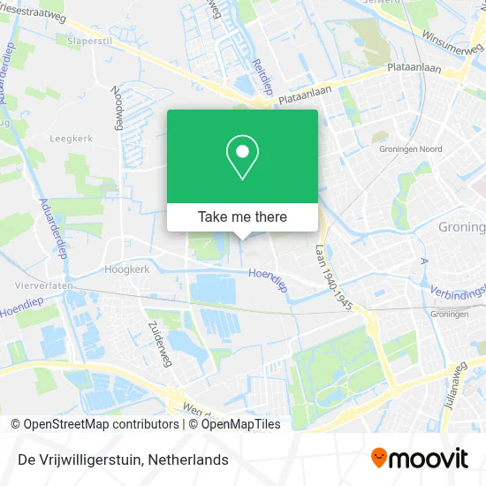 De Vrijwilligerstuin Karte