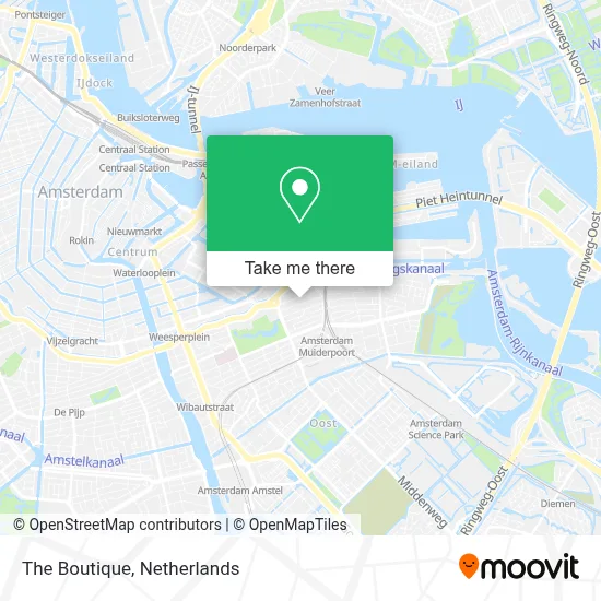 Le Boutique map