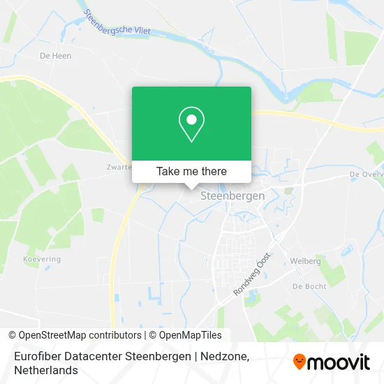 Eurofiber Datacenter Steenbergen | Nedzone map