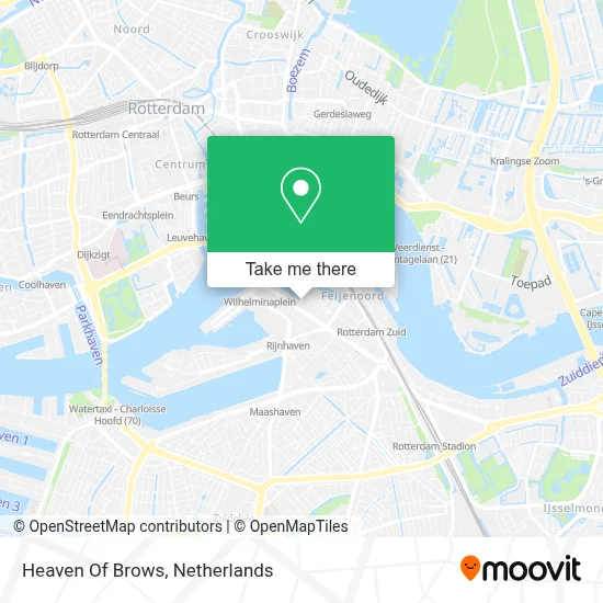 Heaven Of Brows map