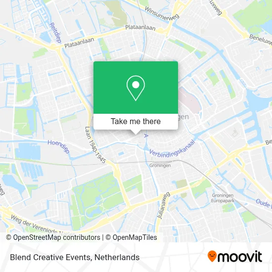 Blend Creative Events Karte