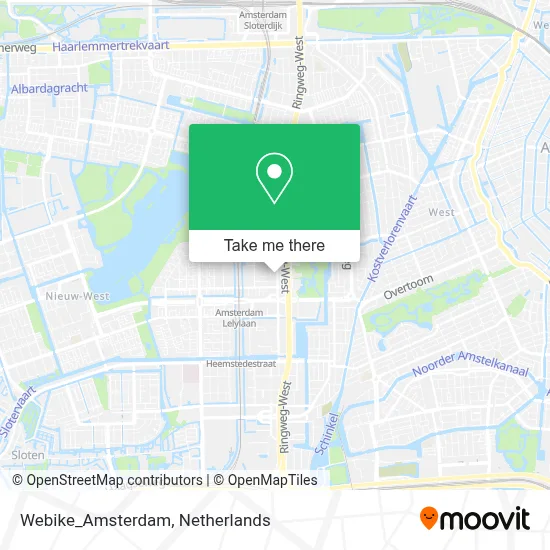 Webike_Amsterdam map