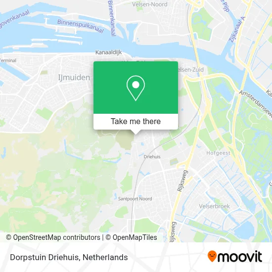 Dorpstuin Driehuis map