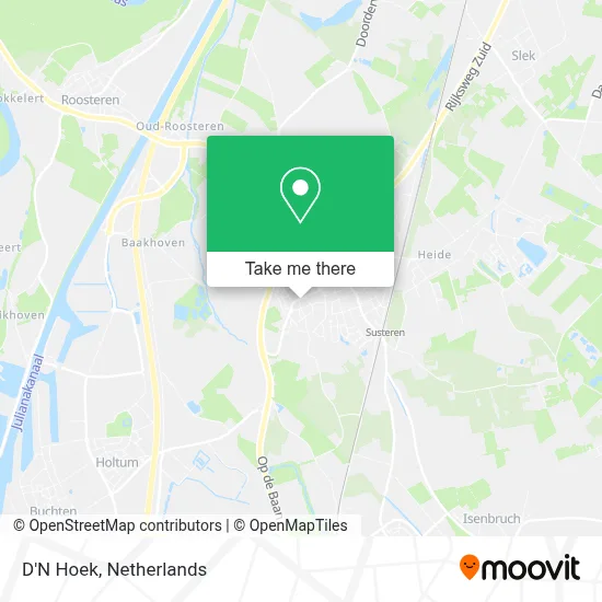 D'N Hoek map