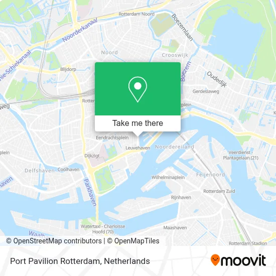 Port Pavilion Rotterdam map