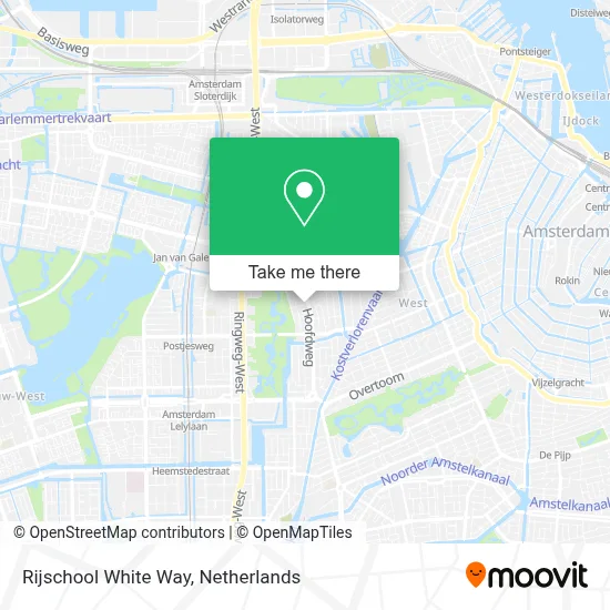 Rijschool White Way map