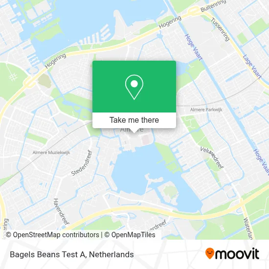 Bagels Beans Test A map