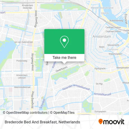 Brederode Bed And Breakfast map