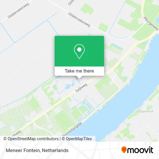 Meneer Fontein map