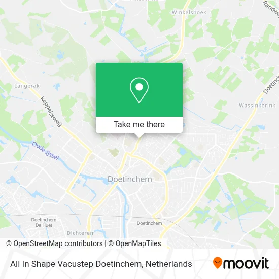 All In Shape Vacustep Doetinchem map