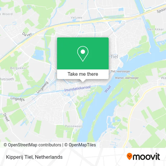 Kipperij Tiel map