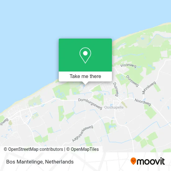 Bos Mantelinge Karte