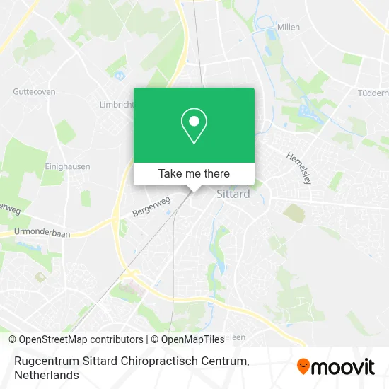 Rugcentrum Sittard Chiropractisch Centrum map