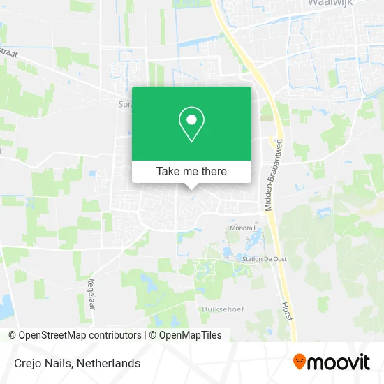 Crejo Nails map