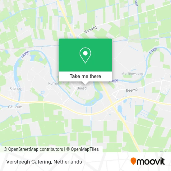 Versteegh Catering map