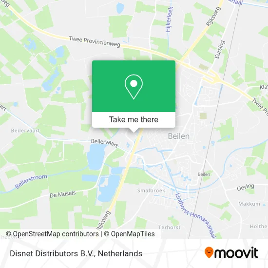 Disnet Distributors B.V. map