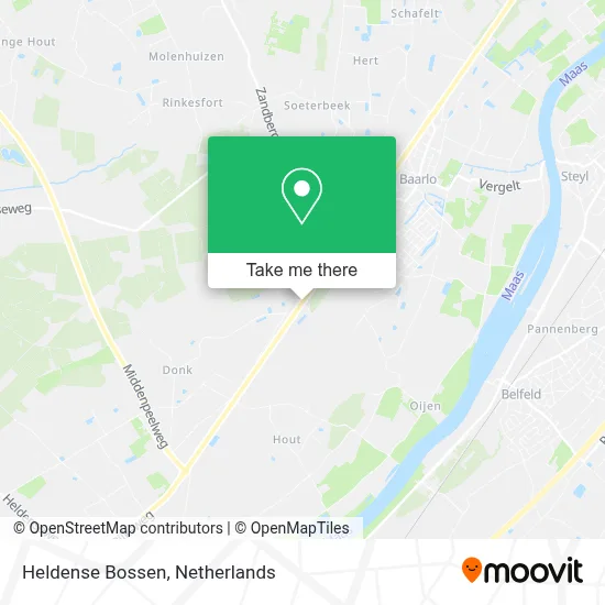 Heldense Bossen map