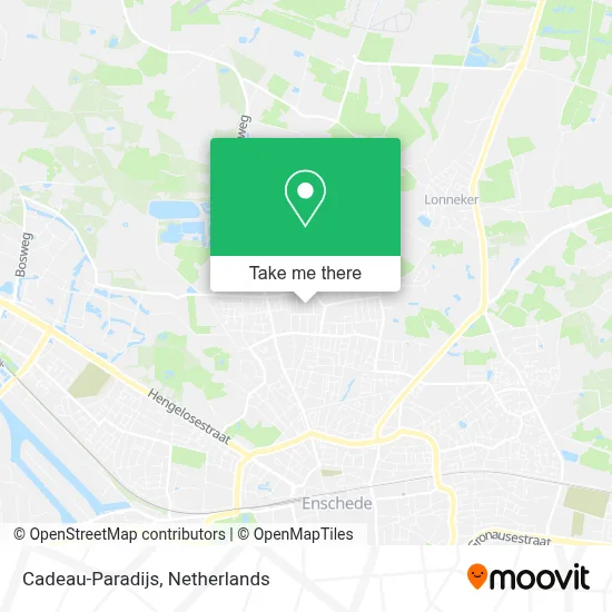 Cadeau-Paradijs map