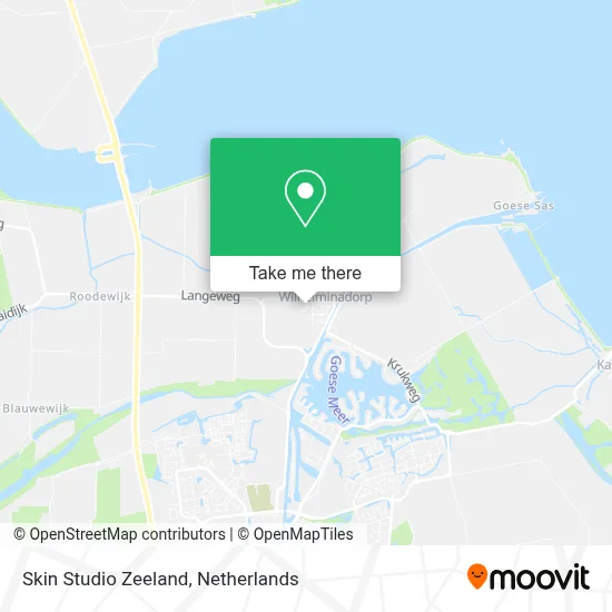 Skin Studio Zeeland map