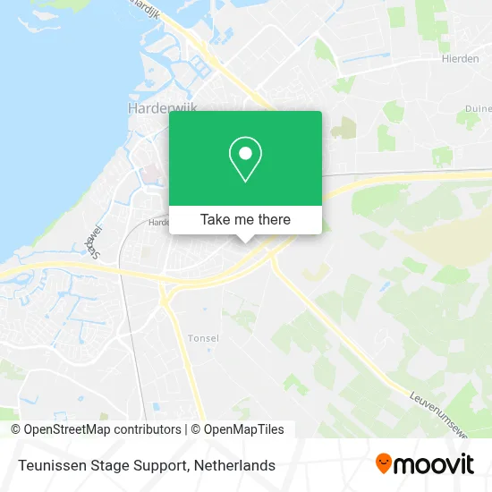 Teunissen Stage Support map