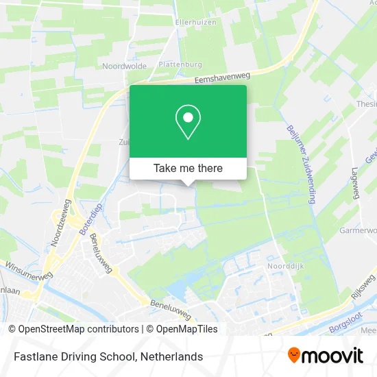 Fastlane Driving School map