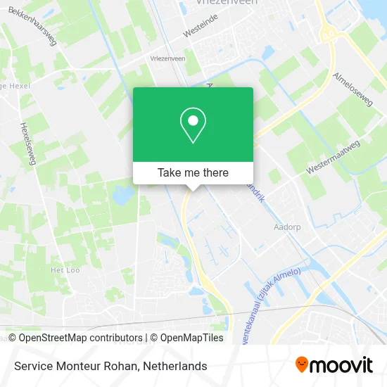 Service Monteur Rohan map