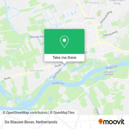 De Blauwe Bever map