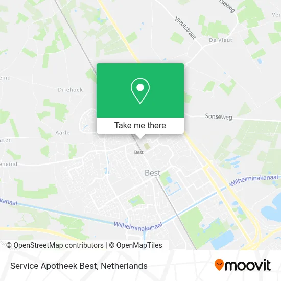 Service Apotheek Best map