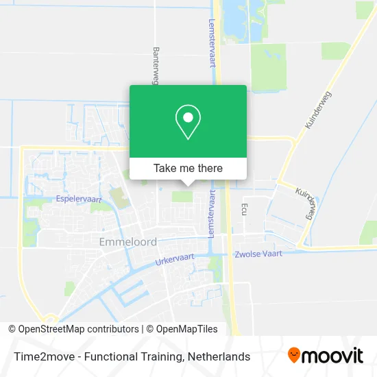 Time2move - Functional Training map