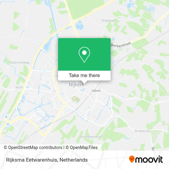 Rijksma Eetwarenhuis Karte