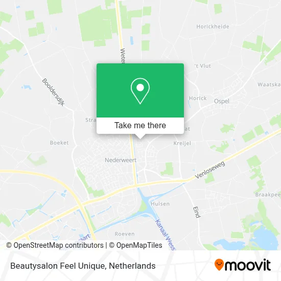 Beautysalon Feel Unique map