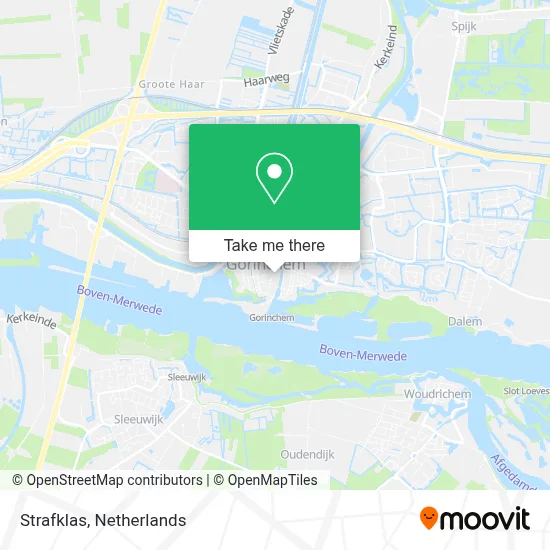 Strafklas map