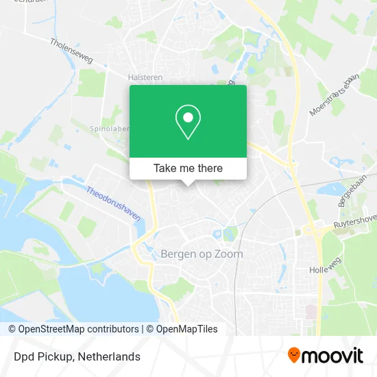 Dpd Pickup map