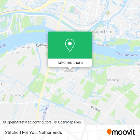 Stitched For You map