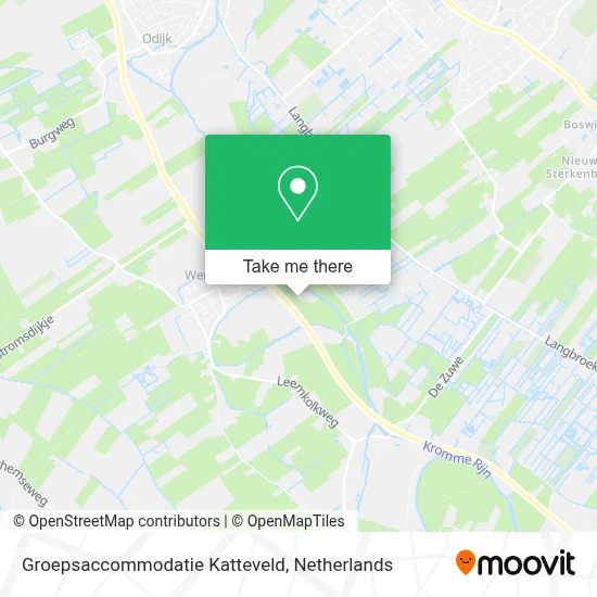Groepsaccommodatie Katteveld map