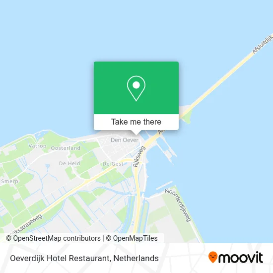 Oeverdijk Hotel Restaurant map