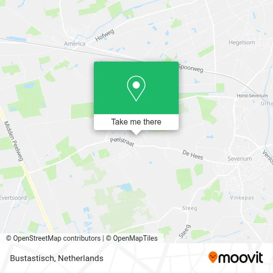 Bustastisch Karte