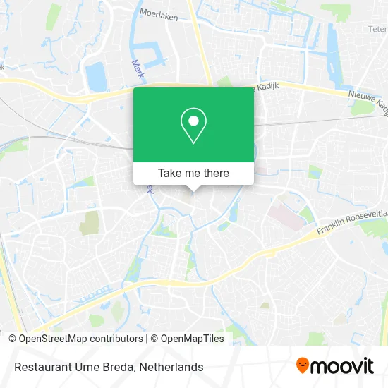 Restaurant Ume Breda map