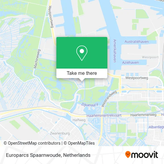 Europarcs Spaarnwoude map