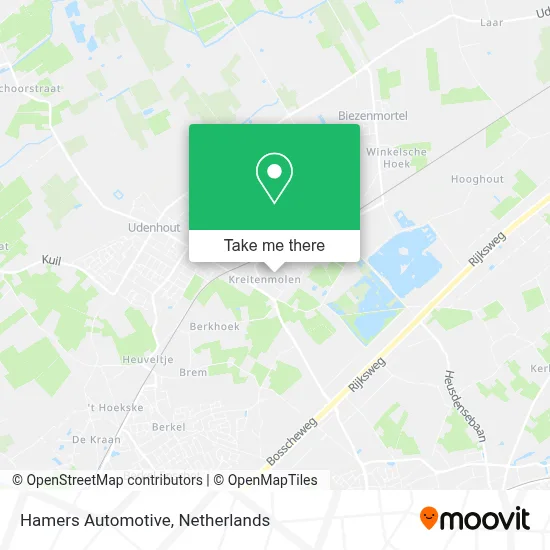 Hamers Automotive map