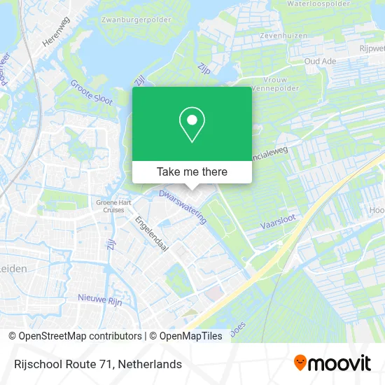 Rijschool Route 71 map
