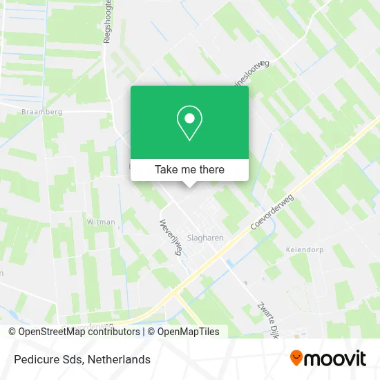 Pedicure Sds map