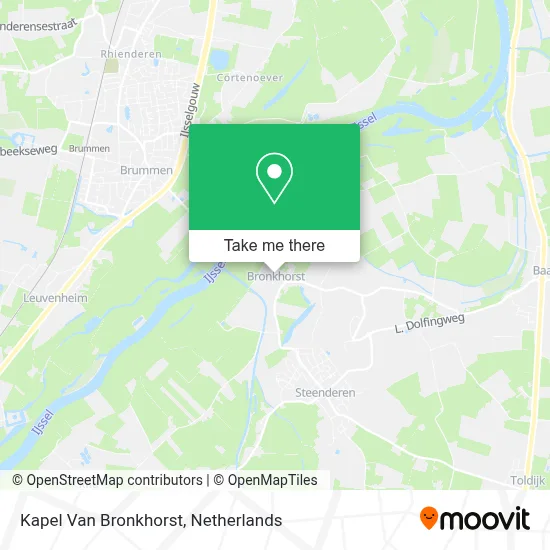 Kapel Van Bronkhorst map