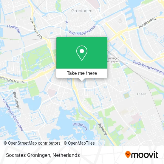 Socrates Groningen map