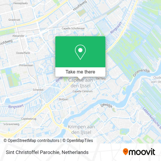 Sint Christoffel Parochie map