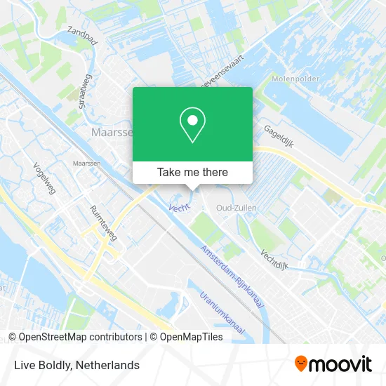 Live Boldly map