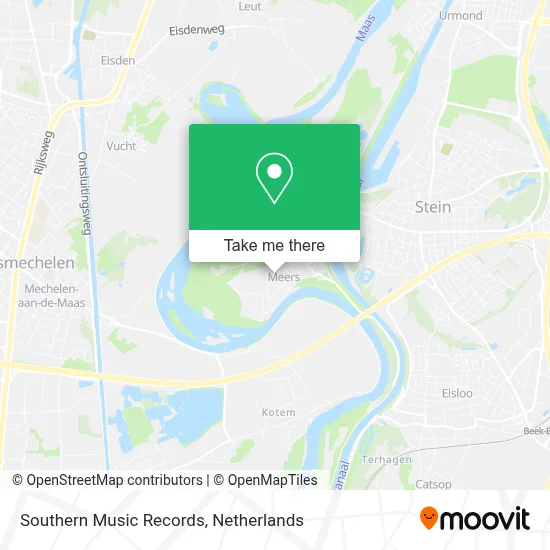 Southern Music Records map