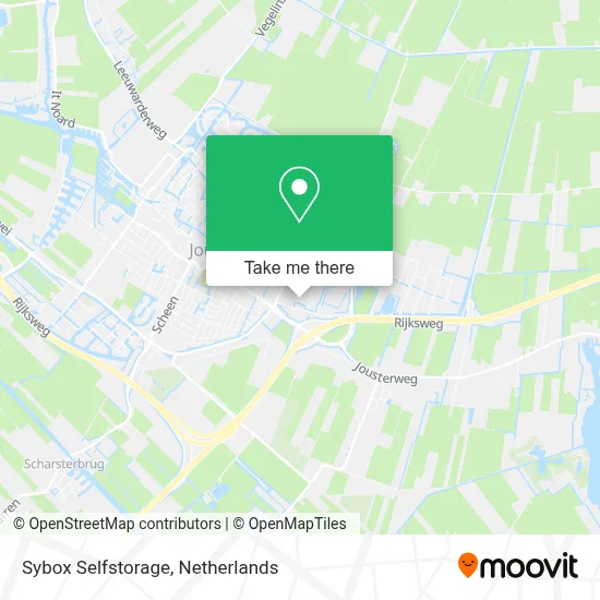 Sybox Selfstorage map