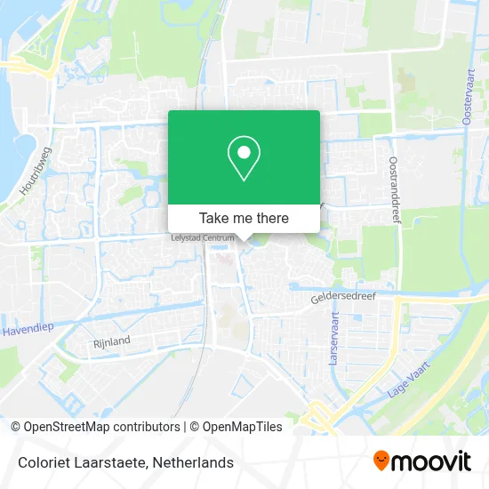 Coloriet Laarstaete map